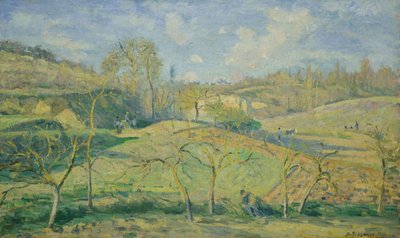 March Sun, Pontoise od Camille Pissarro