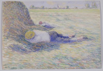 Polední odpočinek od Camille Jacob Pissarro