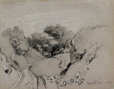 Nanterre, c1860 od Camille Pissarro