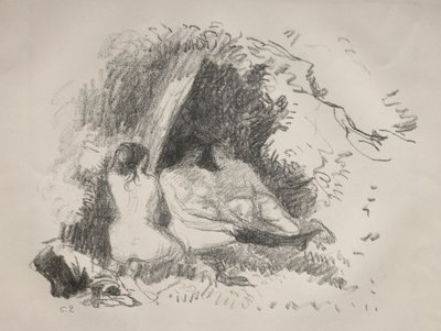 Nahé ženy od Camille Pissarro