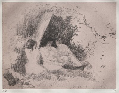 Nahé ženy od Camille Pissarro