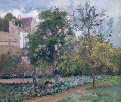 Orchard v Maubisson, Pontoise od Camille Jacob Pissarro