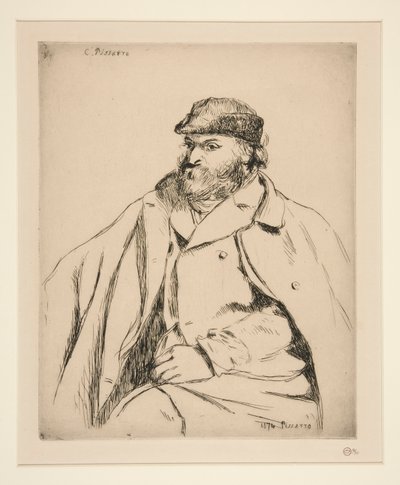Paul C?zanne (Portrét C?zanna) od Camille Pissarro