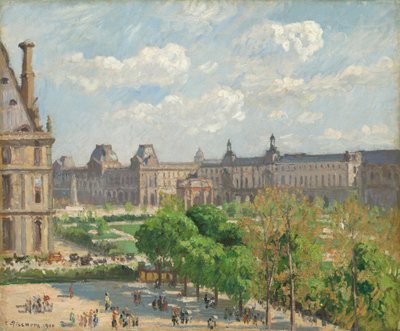 Place du Carrousel, Paříž, 1900. od Camille Pissarro