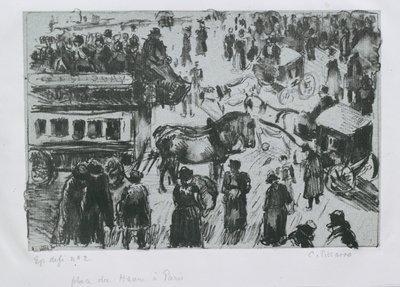 Place du Havre, Paříž, c1897 od Camille Pissarro