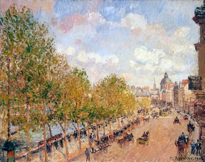 Quai Malaquais, slunečné odpoledne, 1903. od Camille Pissarro