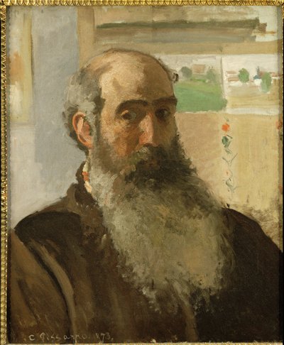 Autoportrét ... (olej na plátně) od Camille Pissarro