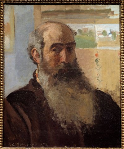 Autoportrét Camille Pissarro (1830-1903) 1873 Sun. 0,56x0,46 m Paříž, musee d