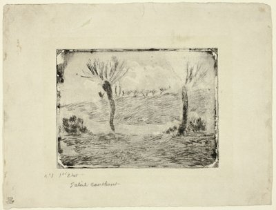 Zapadající slunce od Camille Pissarro