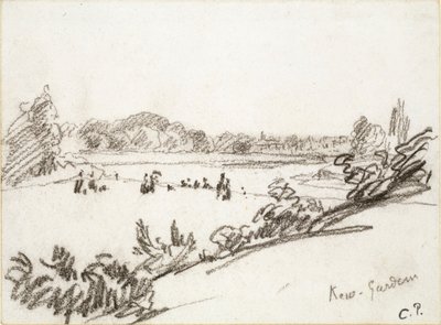 Studie Kew Gardens, c1890 od Camille Pissarro