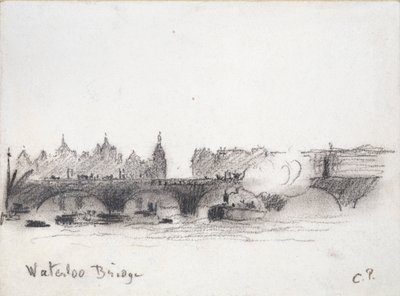 Studie mostu Waterloo, c1900 od Camille Pissarro