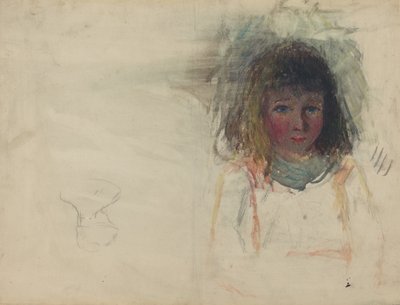 Umělcův syn Georges [verso] od Camille Pissarro