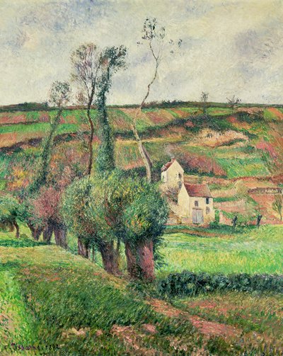Kapustové svahy, Pontoise od Camille Jacob Pissarro