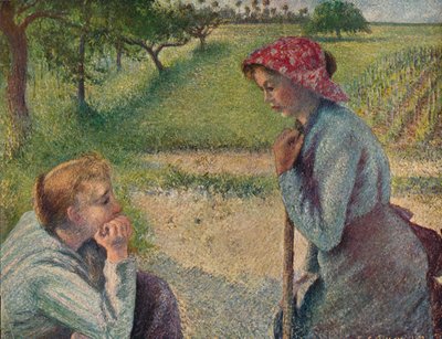 The Chatterer, 1892, 1935. od Camille Jacob Pissarro