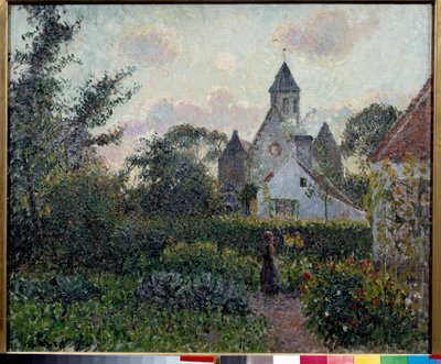 Kostel Knocke v Belgii Obraz Camille Pissarro (1830-1903) 1894 Ne. 0,54 x 0,65 m Paříž, Musee d