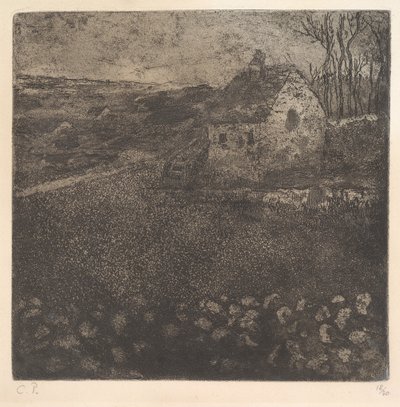 Chata, 1879. od Camille Pissarro