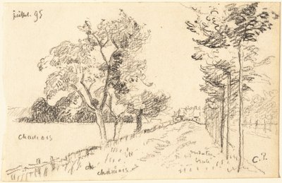 Příjezdová cesta od Camille Pissarro