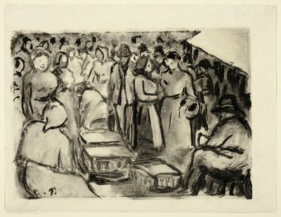 Trh od Camille Pissarro