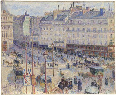 Place du Havre, Paříž, 1893. od Camille Pissarro