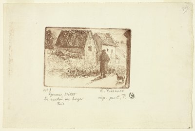 Návrat pastýře od Camille Pissarro