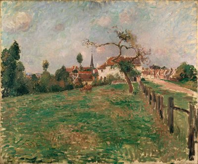 Vesnice Eragny, 1885 od Camille Pissarro