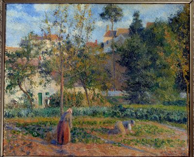 Zeleninová zahrada v Ermitáži, Pontoise Malba od Camille Pissarro (1830-1903) 1879 Sun. 0,55x0,65 m Paříž, musee d
