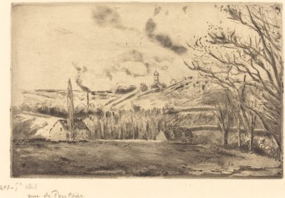 Pohled na Pontoise Pohled na Pontoise, 1885. od Camille Pissarro