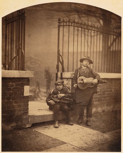 Pouliční muzikanti od Camille Silvy