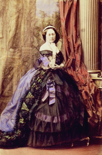 Vévodkyně z Roxburghu (ručně tónovaná fotografie) od Camille Silvy