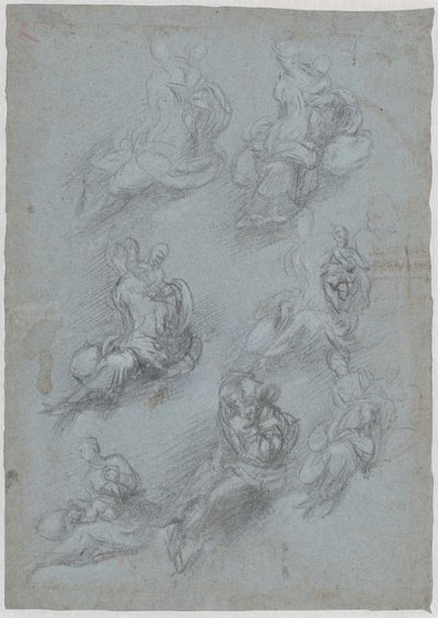 Studie pro pannu a dítě (recto) od Camillo Boccaccino