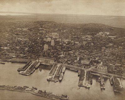 Celkový pohled na Montreal, severní pohled (čb fotografie) od Canadian Photographer