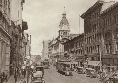 Hastings Street a pošta (čb fotografie) od Canadian Photographer