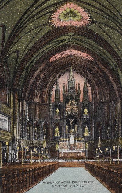 Interiér kostela Notre Dame, Montreal, Kanada (foto) od Canadian Photographer