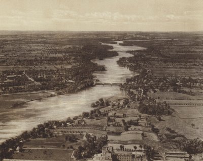 Riviere Des Prairies, zadní část ostrova Montreal (čb fotografie) od Canadian Photographer