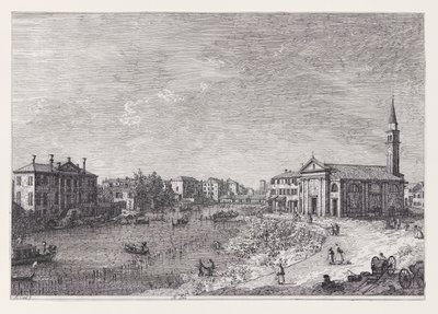 Al Dolo (At Dolo), ze série Vedute (Views) od Canaletto (Giovanni Antonio Canal)