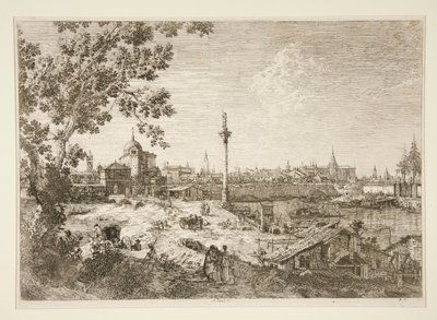 Imaginární pohled na Padovu, ze série Vedute (Views) od Canaletto (Giovanni Antonio Canal)