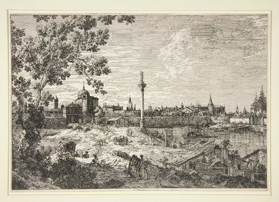 Imaginární pohled na Padovu, ze série Vedute (Views) od Canaletto (Giovanni Antonio Canal)