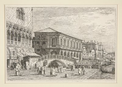 Le Preston, V., (Vězení, Benátky]), ze série Vedute (Views) od Canaletto (Giovanni Antonio Canal)
