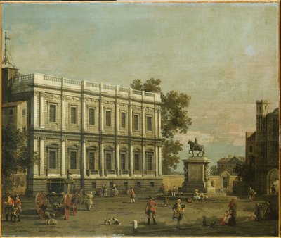 Capriccio budov ve Whitehallu, kolem roku 1754 od Giovanni Antonio Canal