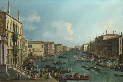 Regata na Canal Grande, c. 1740 od Giovanni Antonio Canal
