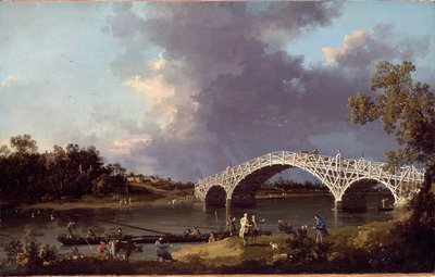 Pohled na most Walton Bridge od Canaletto