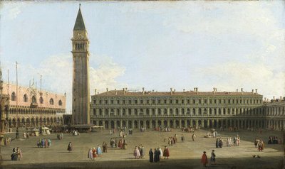 Canaletto - Náměstí svatého Marka, Benátky, asi 1756 od Canaletto