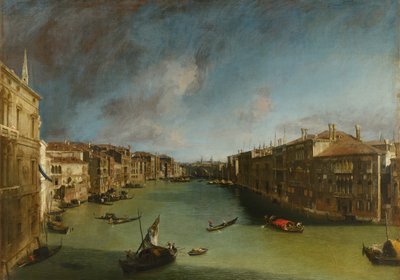Canal Grande od Palazzo Balbi směrem k Rialtu od Canaletto