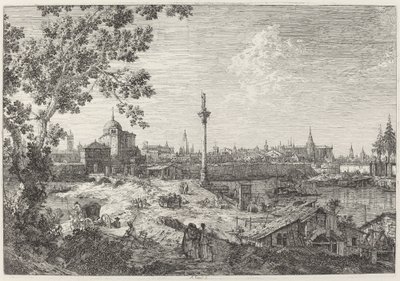 Imaginární pohled na Padovu, c. 17351746. od Canaletto