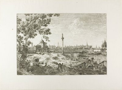 Imaginární pohled na Padovu z Veduty od Canaletto