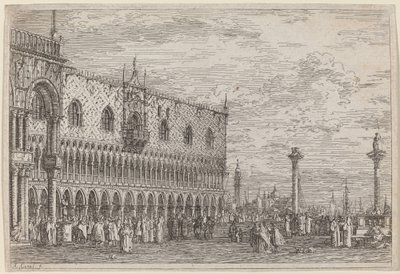The Band Pier. proti. od Canaletto