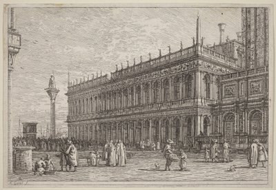 Knihkupectví. V. od Canaletto