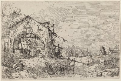Krajina se ženou u studny, c. 17351746. od Canaletto