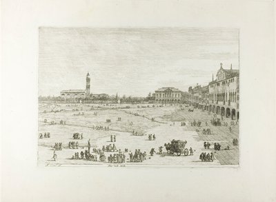 Prà della Valle, z Views od Canaletto