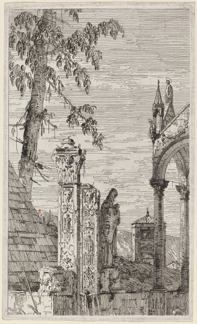 Biskupský hrob, c. 17351746. od Canaletto